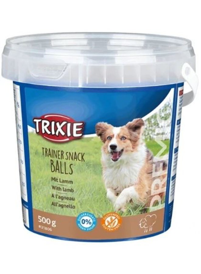 كرات لحم الضأن من تريكسي دوغ تريتس بريميو ترينر - 500 غرام